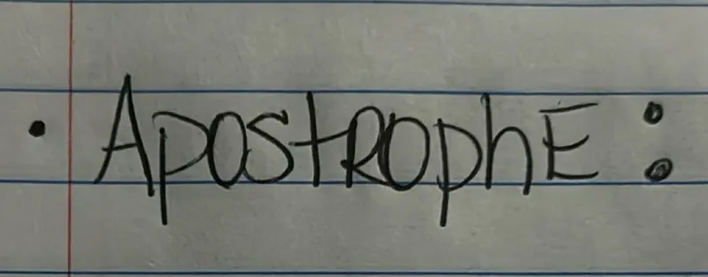Apostrophe