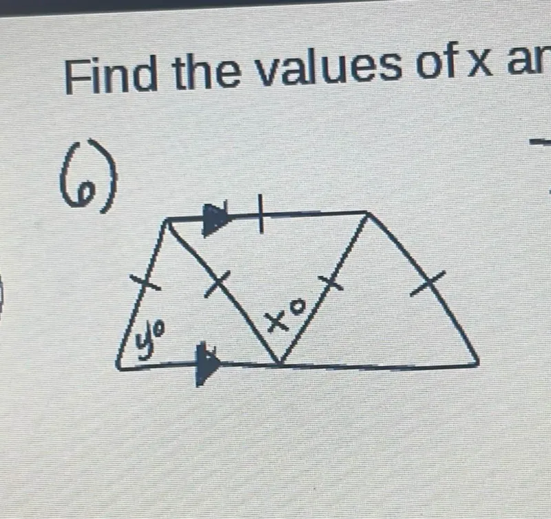 Find the values of (x)