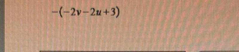 -(-2v-2u+3)