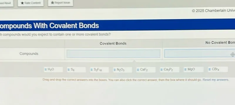 Which compounds would you expect to contain one or more covalent bonds?