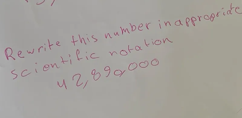 Rewrite this number in appropriate scientific notation: 42,890,000