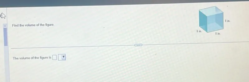 Find the volume of the figure.